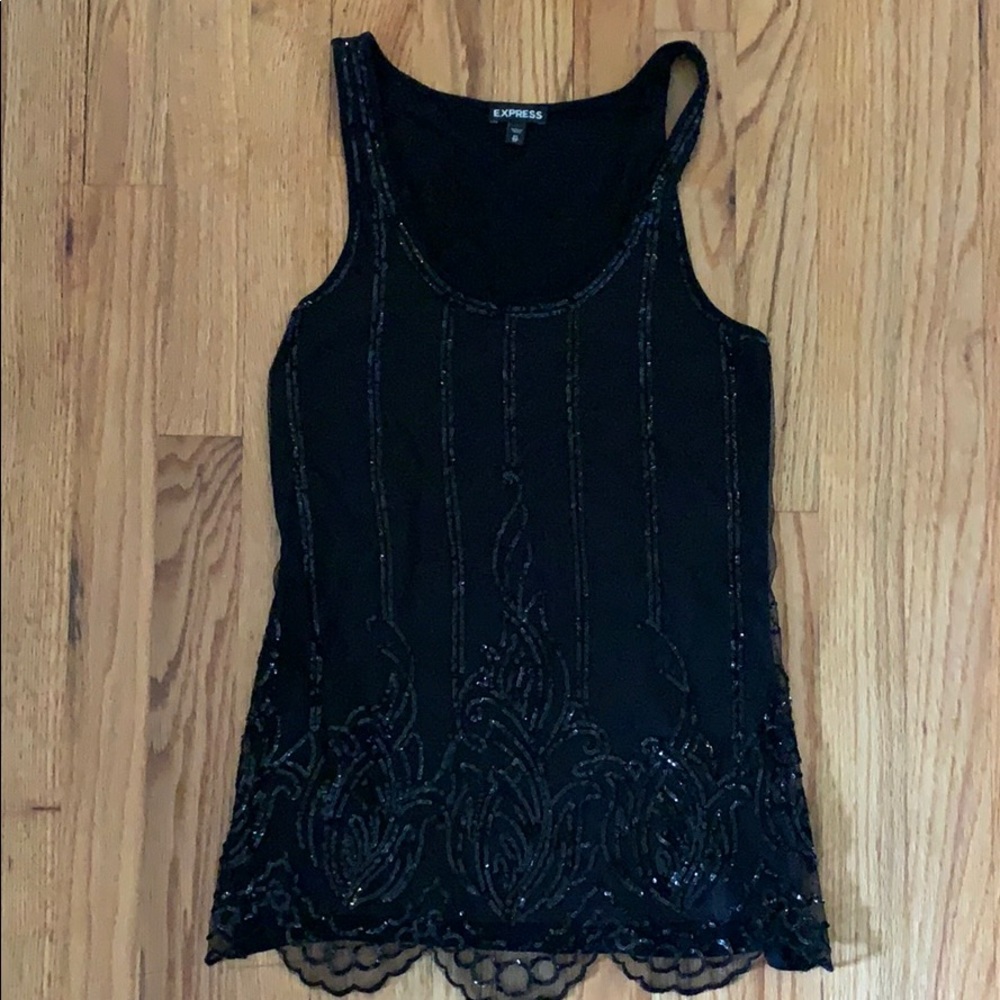 Embellished Express Tank Top!